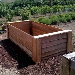 Feldborg højbede i dansk lærketræ - Black week