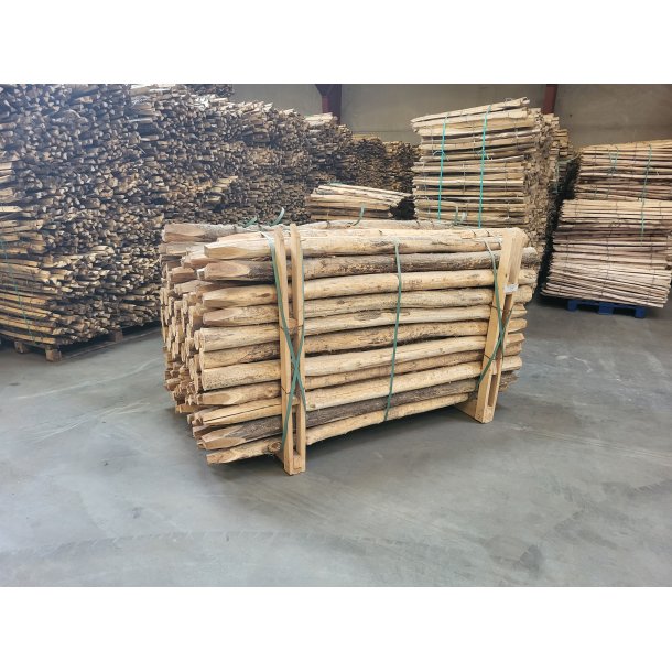 HALV Robinie Stolpe � 8/10 cm x 180 cm afbarket m. lige ender