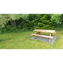 Bordbnkest  (H x L x B): 71 x 177 x 152 cm - 6 personers