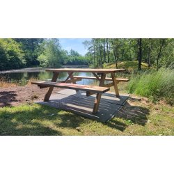 Bordbnkest  (H x L x B): 71 x 177 x 152 cm - 6 personers