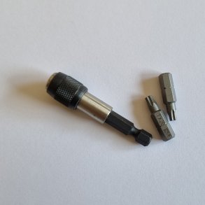 Hikoki luksus bitsholder med quick-lock og 2 bits