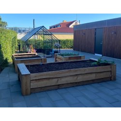 Feldborg hjbed 100x140 - 3 brdder i siderne, hjde ca 540 mm