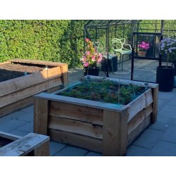 Feldborg hjbed 100x120 - 3 brdder i siderne, hjde ca 540 mm