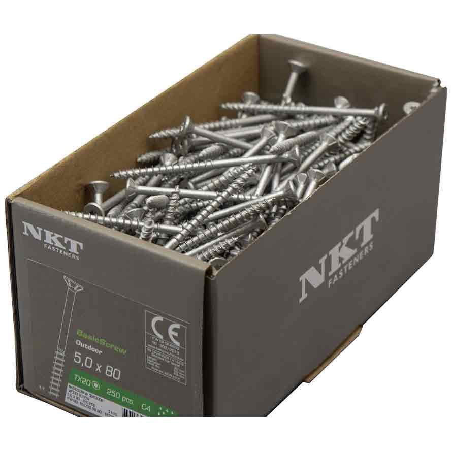NKT Spunskrue 4,5 X 60mm TX20 (200 stk) - Tilbehørsbutikken - Sallingbo Aps