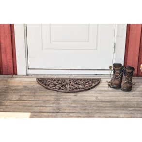 Halvrund drmtte i stbejern