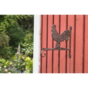 Vildtkrog m. motiv af hane